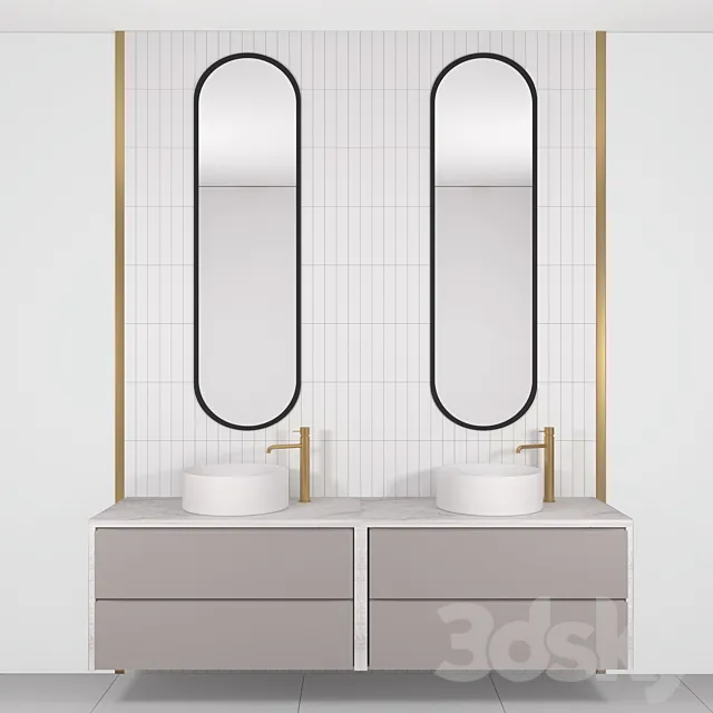 Bathroom set 3ds Max