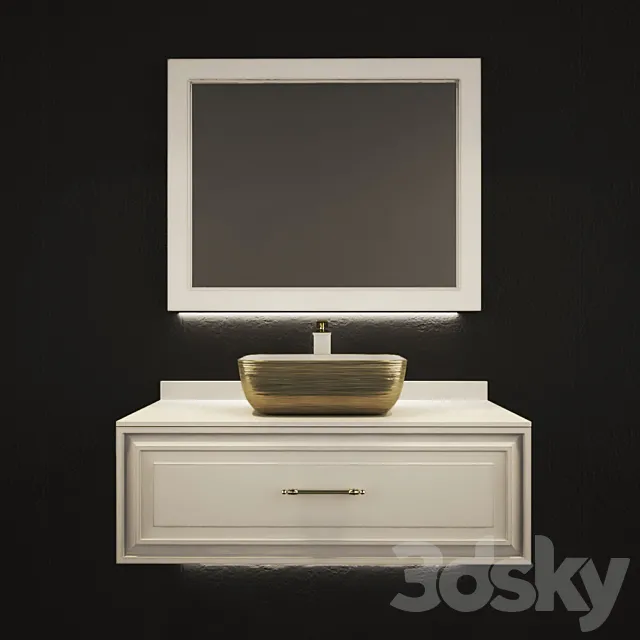 Bathroom set 3ds Max