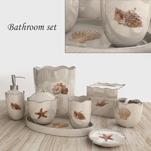 Bathroom set 3ds Max