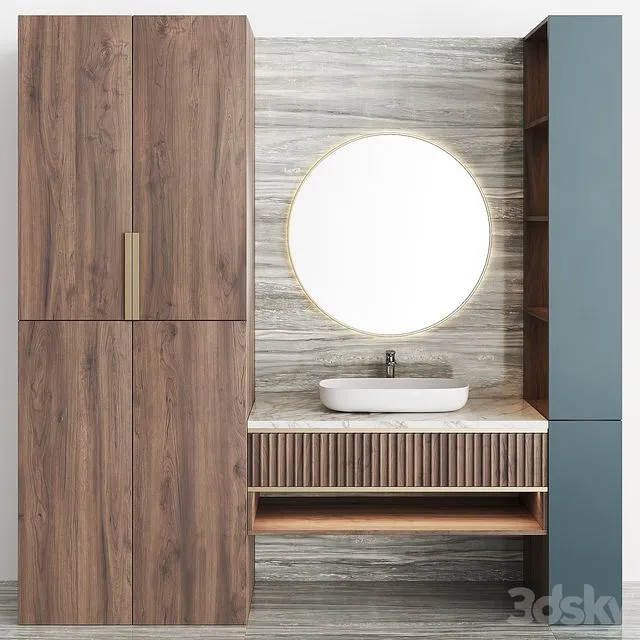Bathroom Set BS10 3dsMax Model