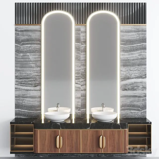 Bathroom Set BS23 3dsMax Model