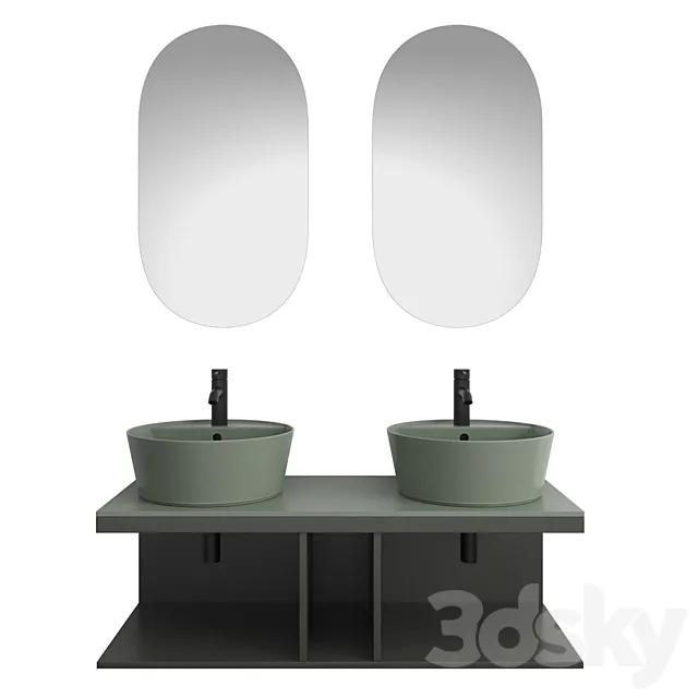 Bathroom set Cielo Multiplo 3ds Max