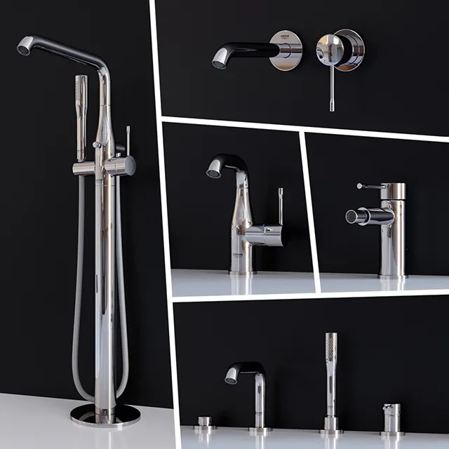 bathroom – Set mixer Grohe Essence New (Part 2) 3ds Max