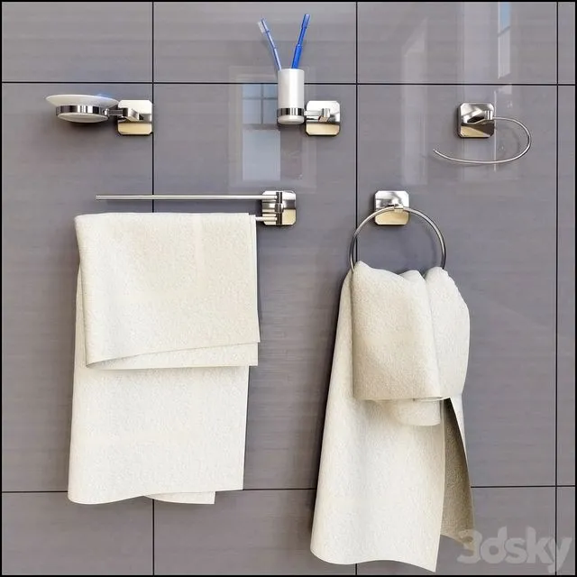 Bathroom Sets 3dsMax Model