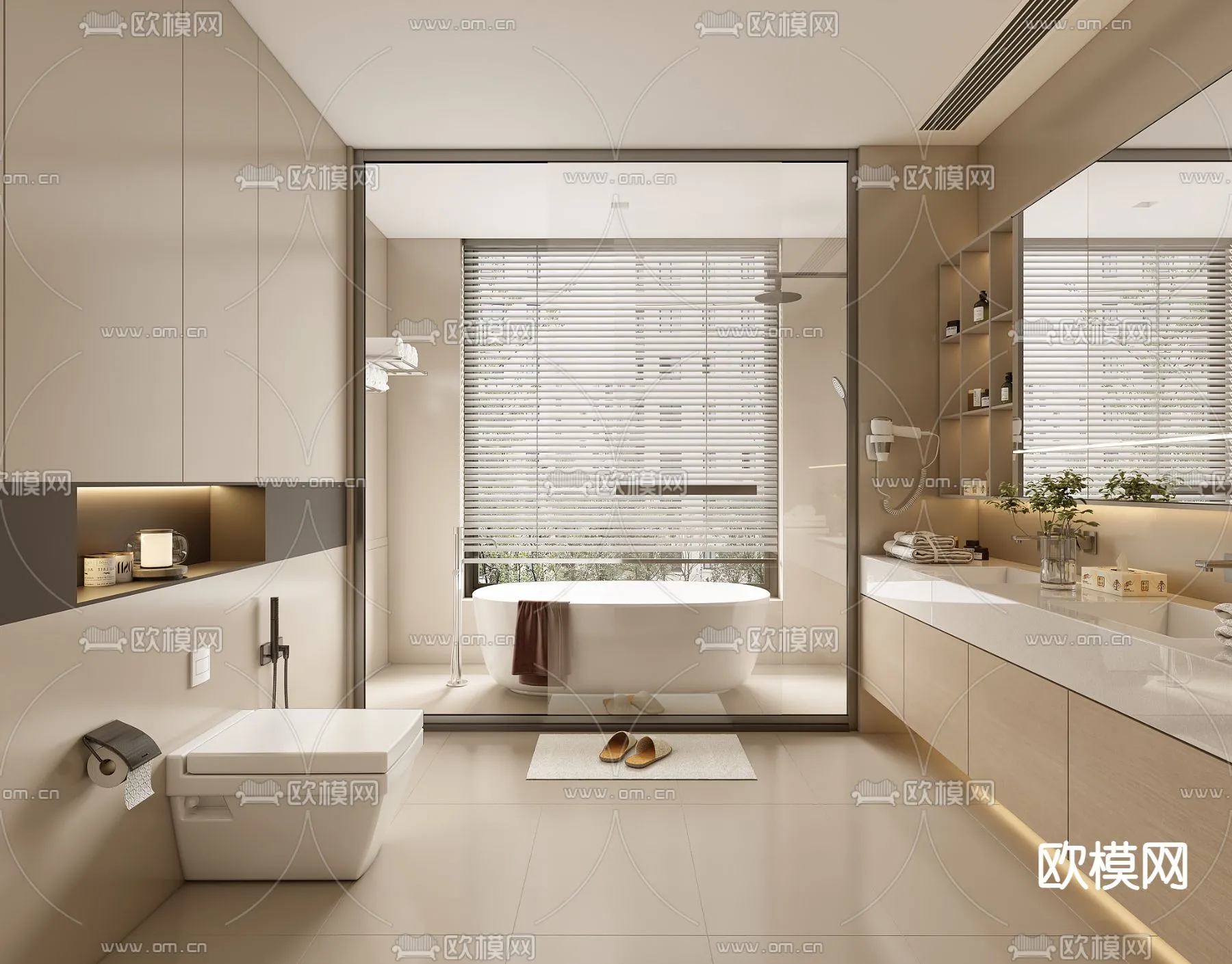 BATHROOM SETS – VRAY / CORONA – 3D MODEL – 2212