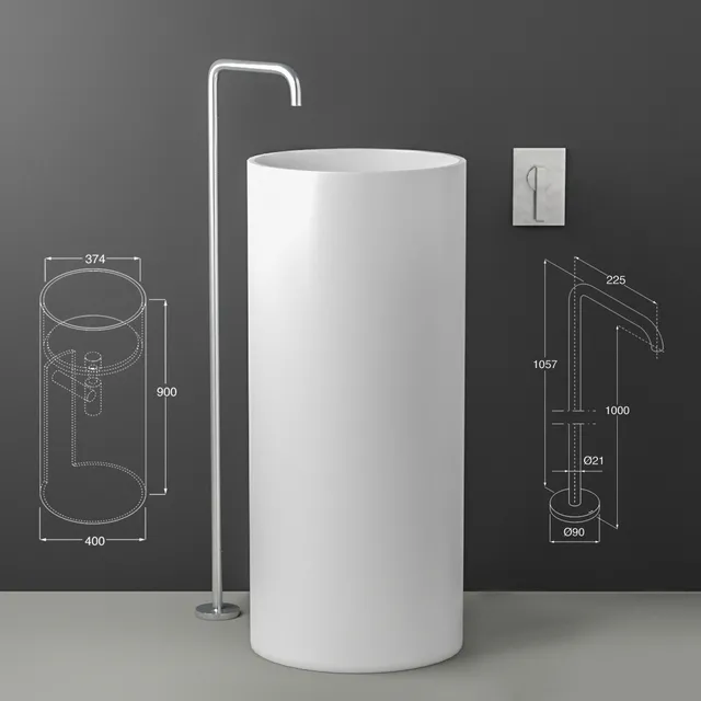 bathroom – Shell boffi phc eclipse 3ds Max