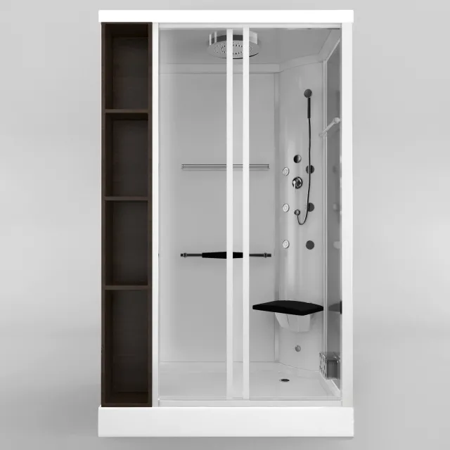 bathroom – Shower cabin 100 3ds Max