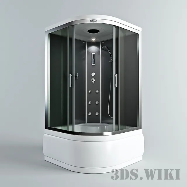 bathroom – Shower cabin ARCUS AS-114 3ds Max