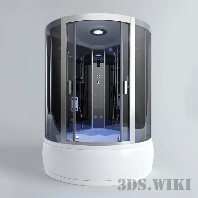bathroom – Shower cabin Arcus AS-115 3ds Max