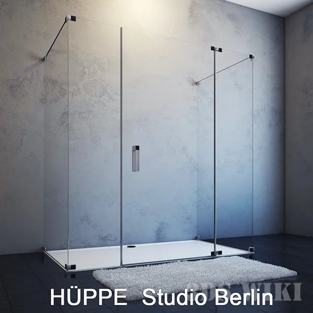 bathroom – Shower cabin HUPPE Studio Berlin 3ds Max