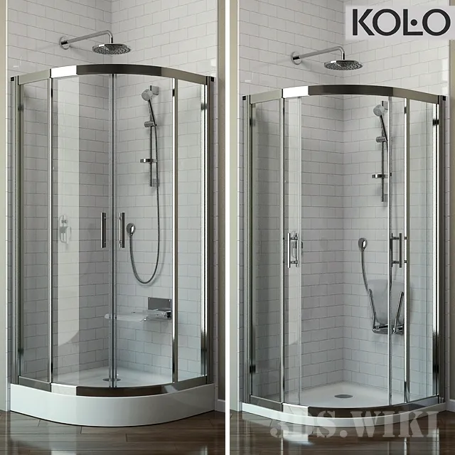 bathroom – Shower cabin Kolo Geo 6 3ds Max
