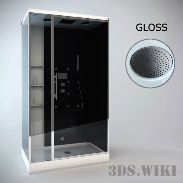 bathroom – Shower cabin Systempool GLOSS 3ds Max