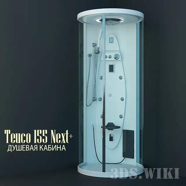 bathroom – Shower Cabin Teuco 155 Next + 3ds Max