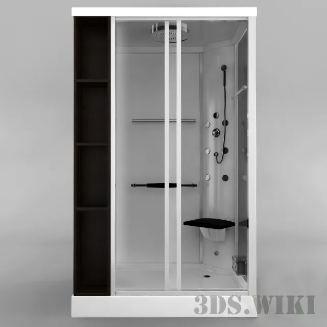 bathroom – Shower cabin Timo Puro 3ds Max