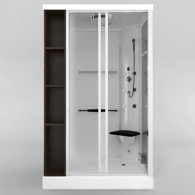bathroom – Shower cabin Timo Puro 3ds Max