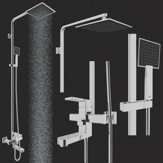 bathroom – Shower-Kaiser 371 3ds Max