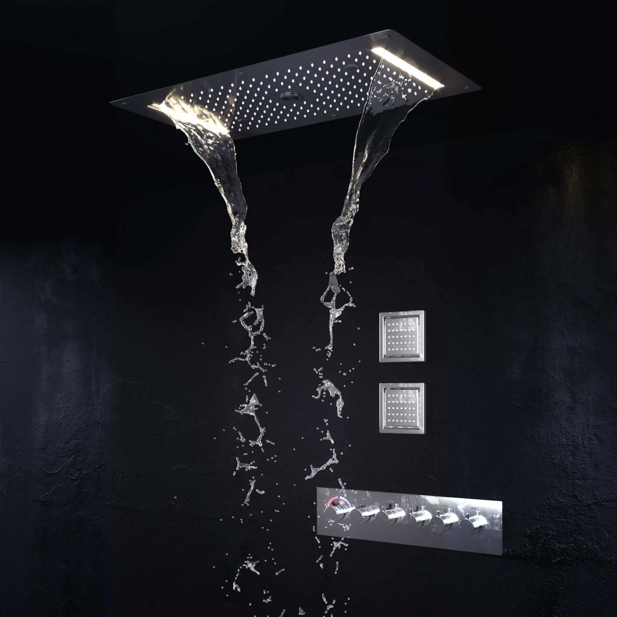 bathroom – Shower set 3 3ds Max