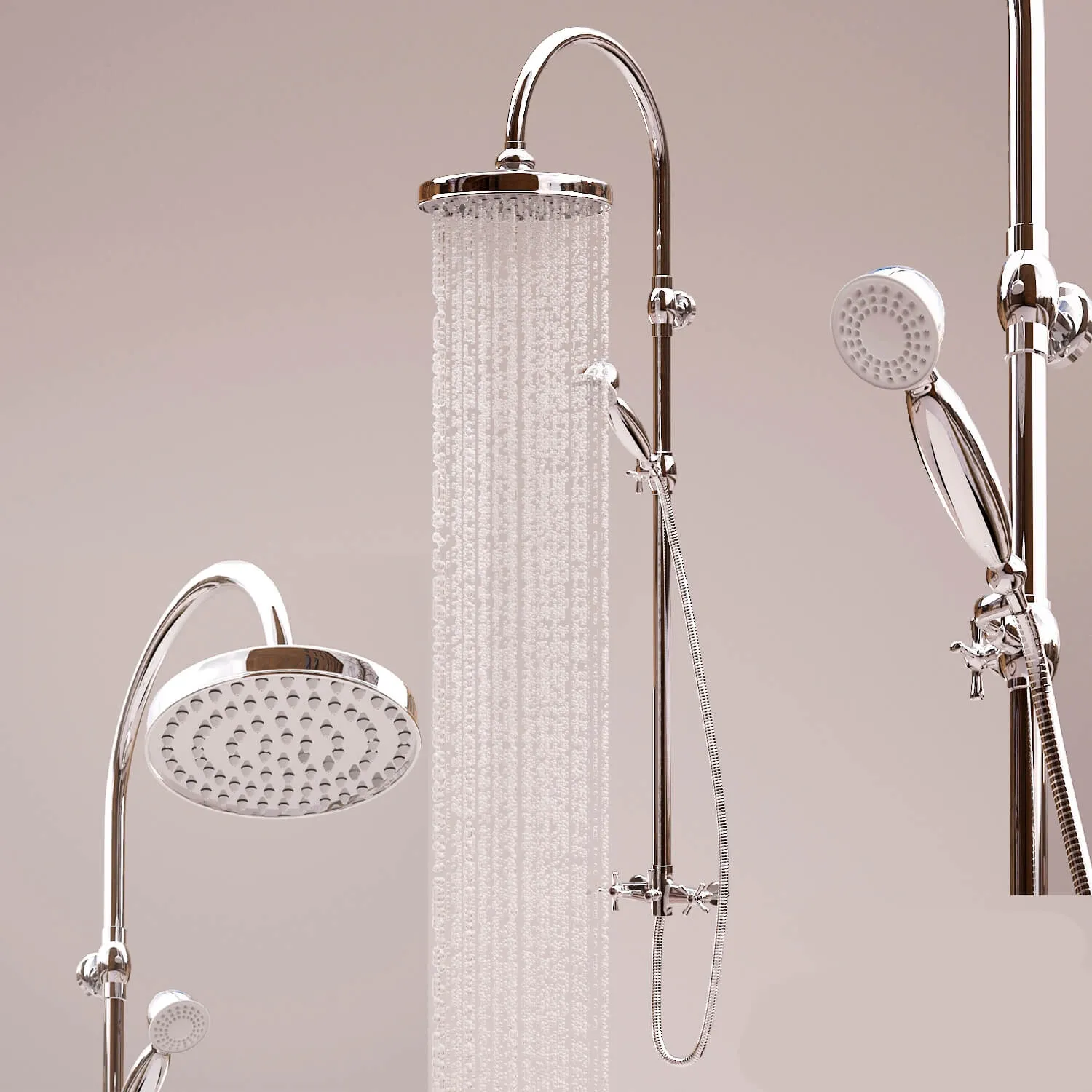 bathroom – Showerhead Bossini Retro L01526 3ds Max