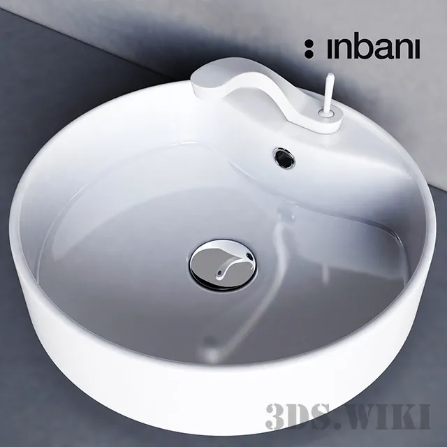bathroom – Sink and faucet Ametis Inbani 3ds Max