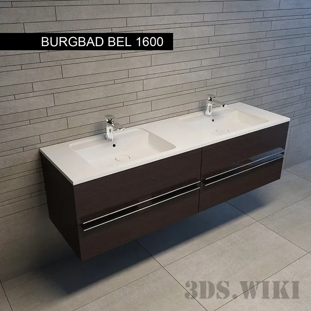 bathroom – Sink Burgbad Bel 3ds Max