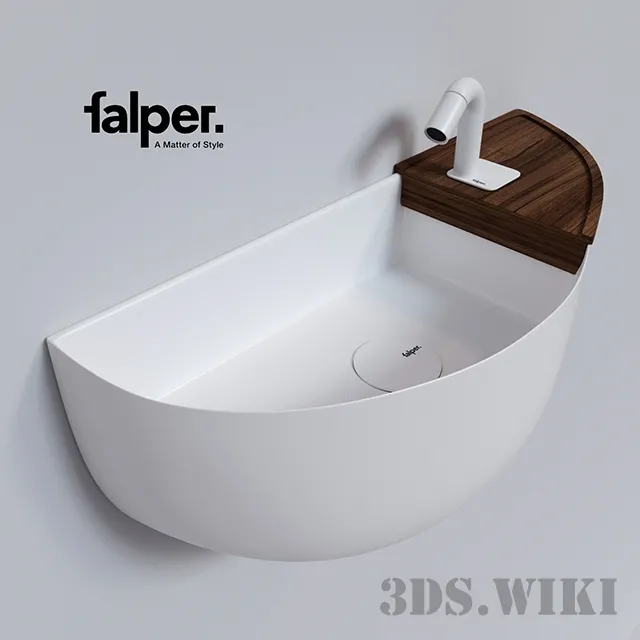 bathroom – Sink Falper Bowllino 3ds Max