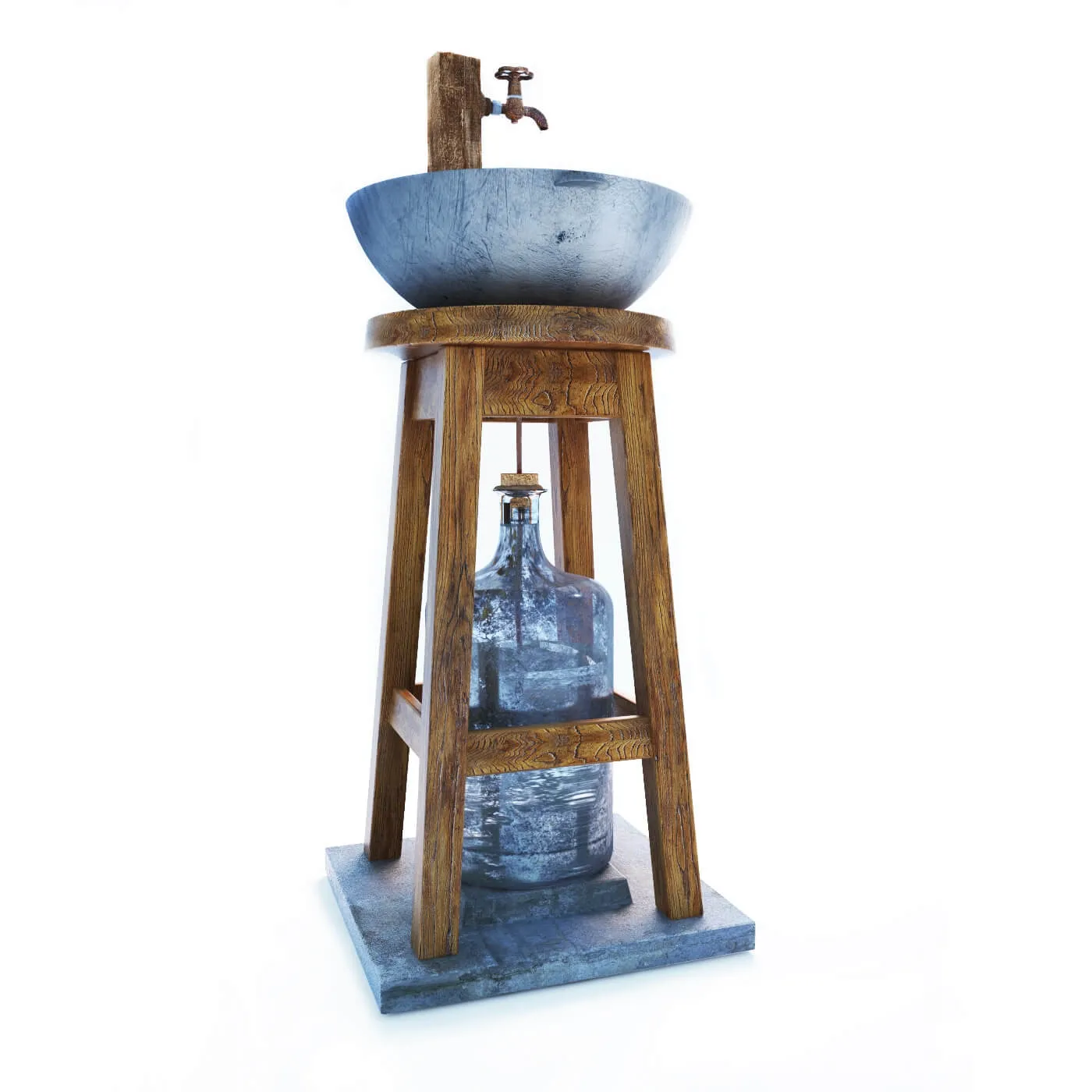 bathroom – Sink Hatria Area SX 02 3ds Max