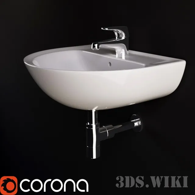 bathroom – Sink Ideal Standard Ecco 3ds Max