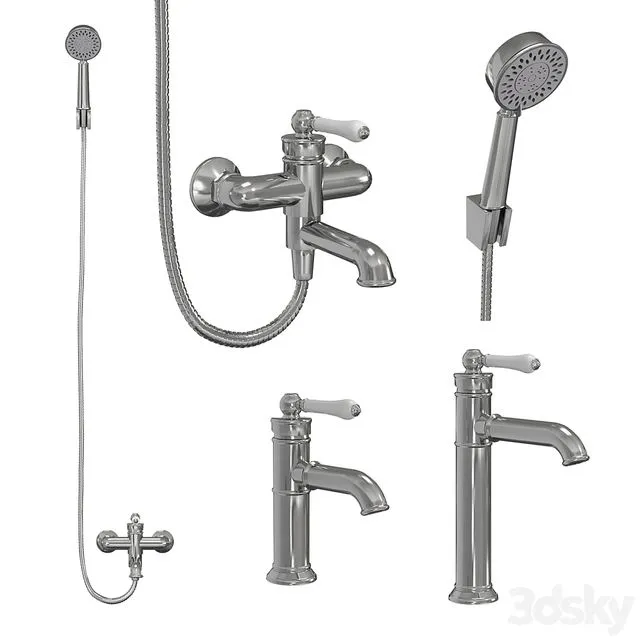 Bathroom sink Oxford IDDIS faucet 3dsMax Model