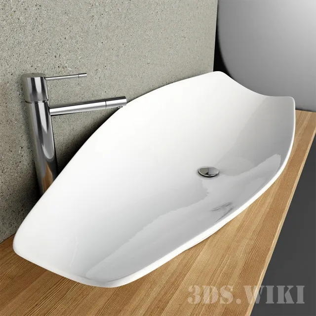 bathroom – Sink Scarabeo Kong 8054 3ds Max