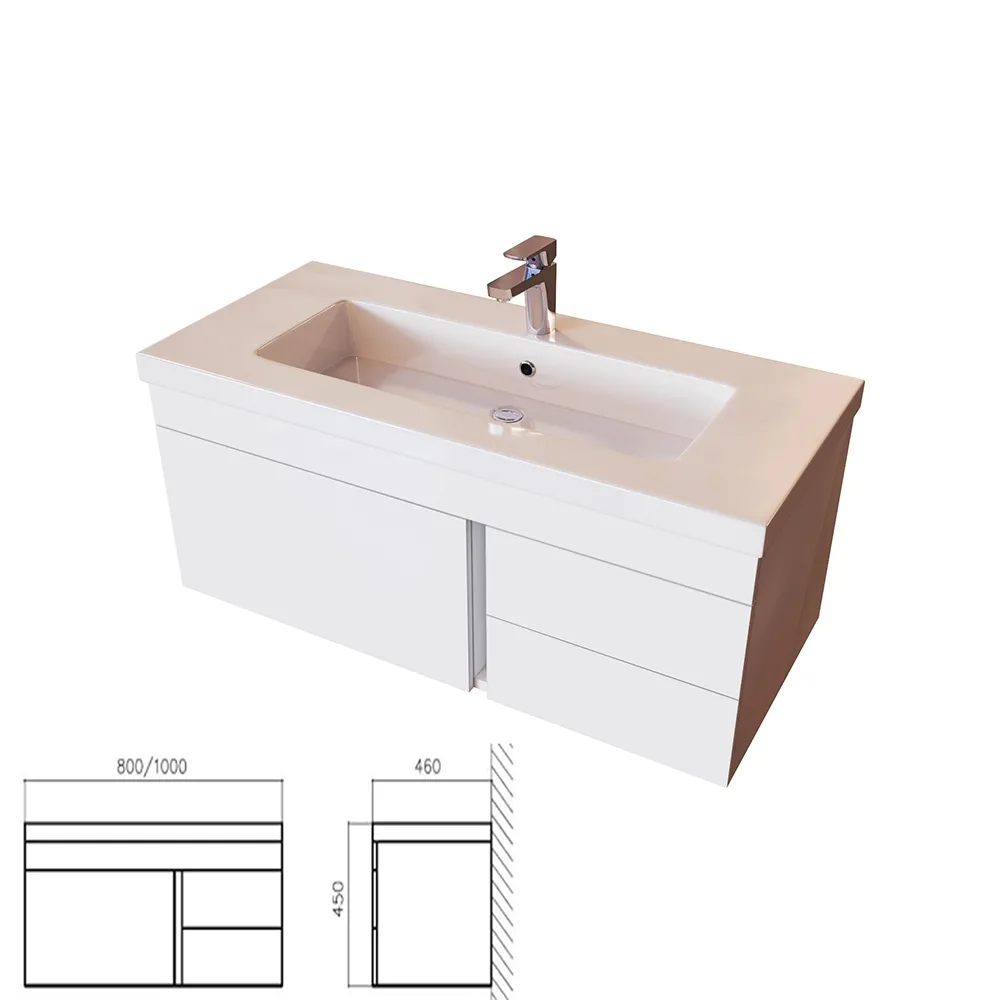 bathroom – Stand BelBagno Luce BB1000VAC  BL white with washbasin 3ds Max