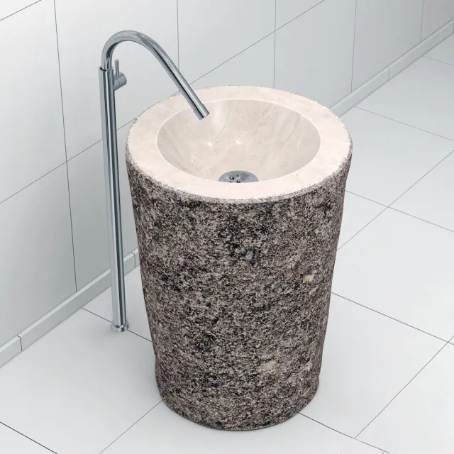 bathroom – Stone washing 3ds Max