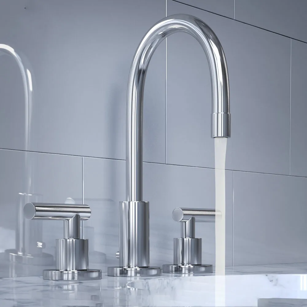 bathroom – SUTTON LEVER-HANDLE 8in WIDESPREAD FAUCET 3ds Max