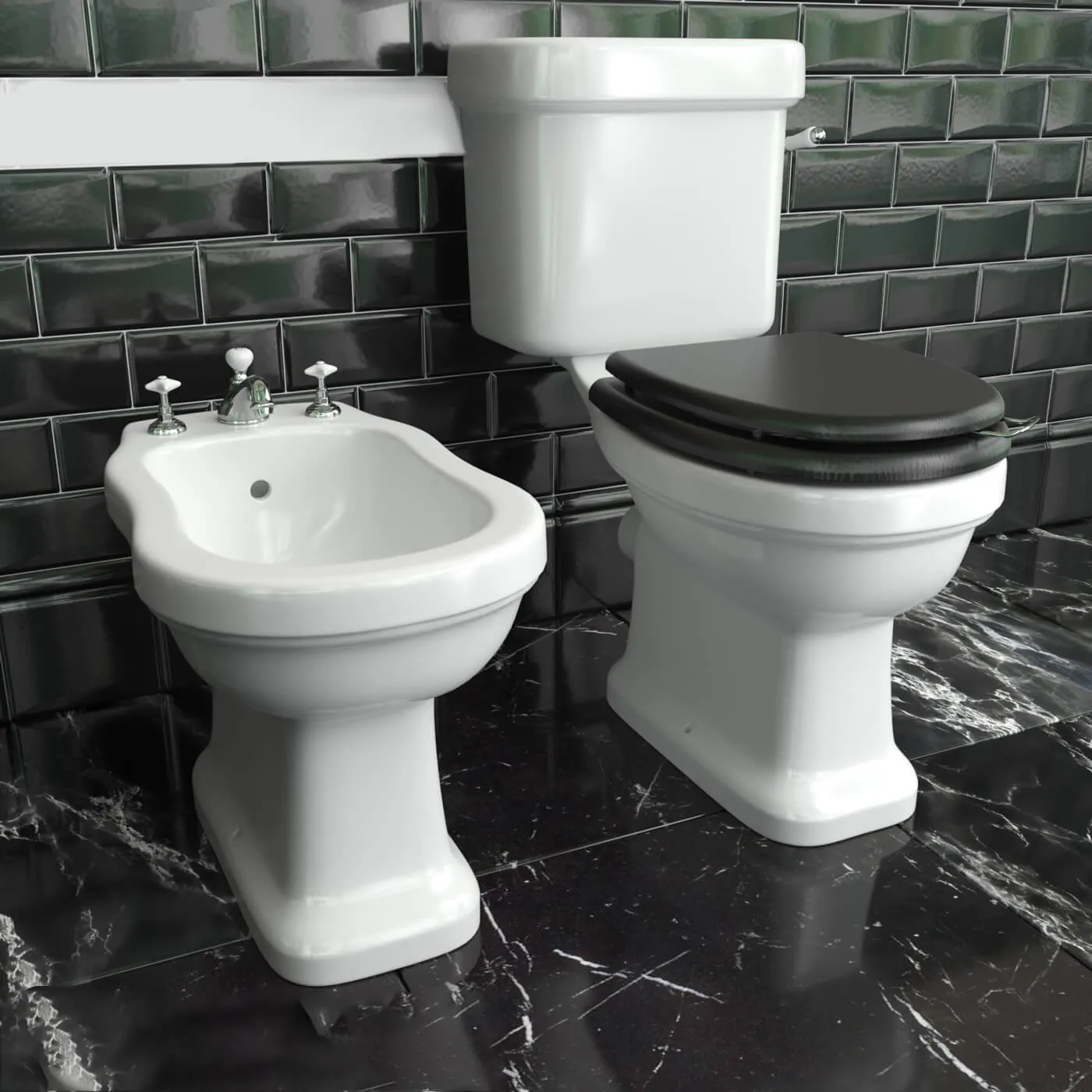 bathroom – Toilet and bidet Devon and Devon Blues 3ds Max