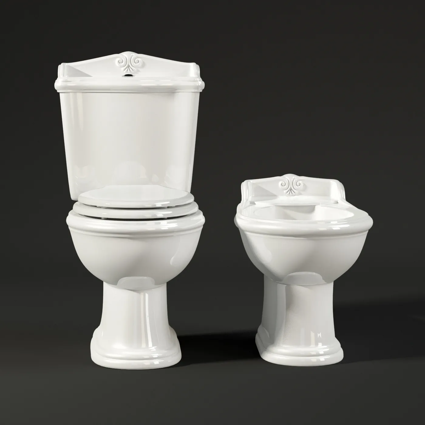 bathroom – Toilet and bidet Devon and Devon Blues 7 3ds Max