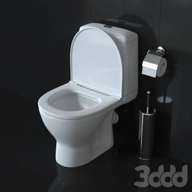 BATHROOM – TOILET & BIDET – 3D MODELS – 3DS MAX – FREE DOWNLOAD – 2541