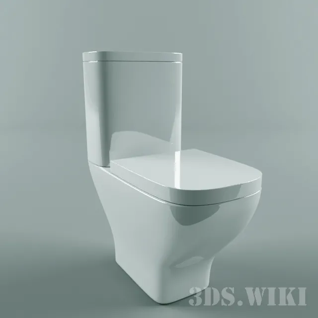 bathroom – Toilet bowl for bathroom 3ds Max