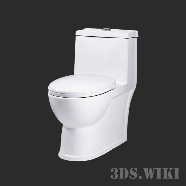 bathroom – Toilet Duravit Commode 3ds Max