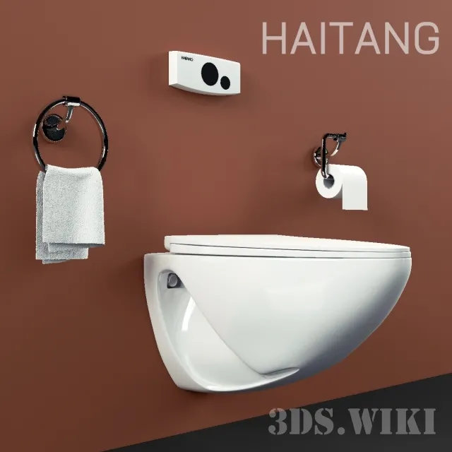 bathroom – Toilet Haitang 3ds Max