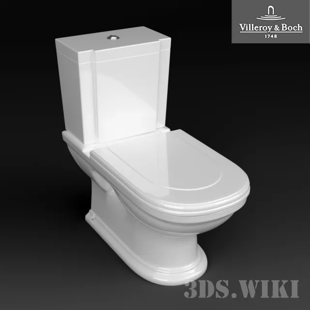bathroom – Toilet Hommage Villeroy & Boch 3ds Max