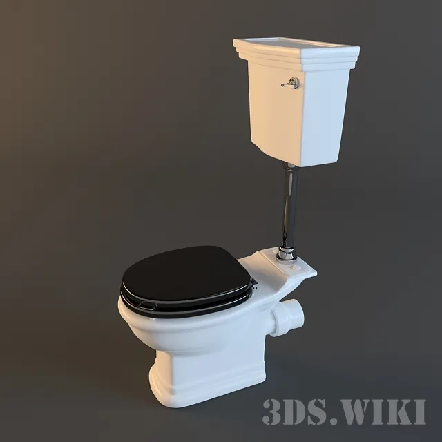 bathroom – Toilet Imperial Bergier 3ds Max