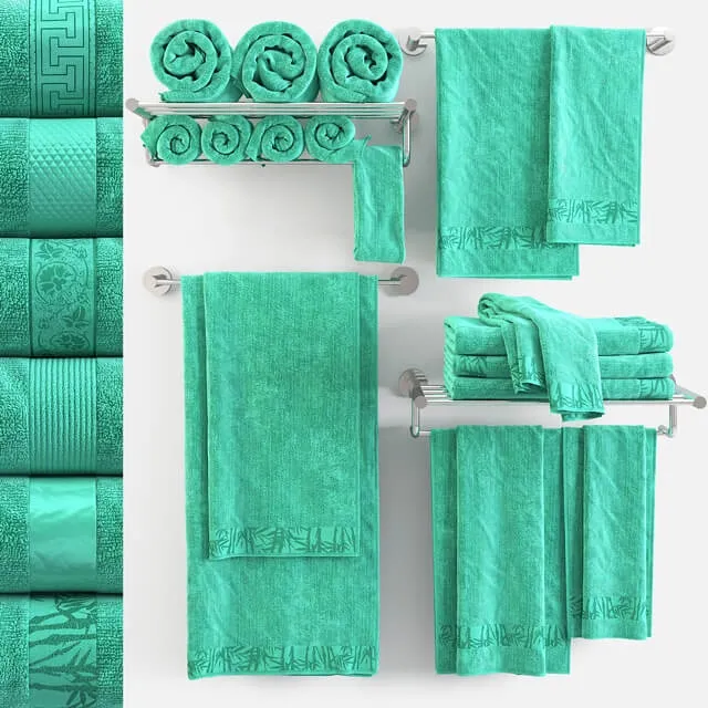 bathroom – Towels m33 3ds Max