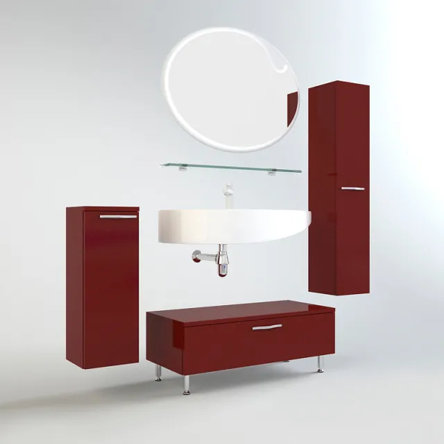bathroom – Valente Lacrima bathroom furniture 06 3ds Max