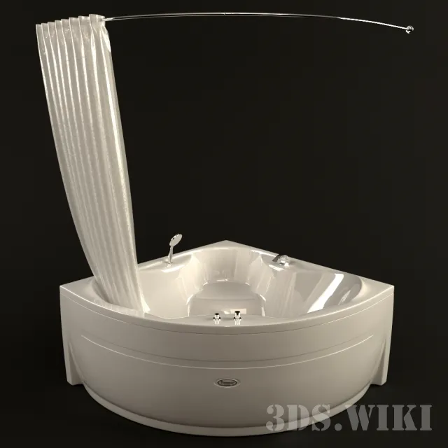 bathroom – Vanessa bath 3ds Max