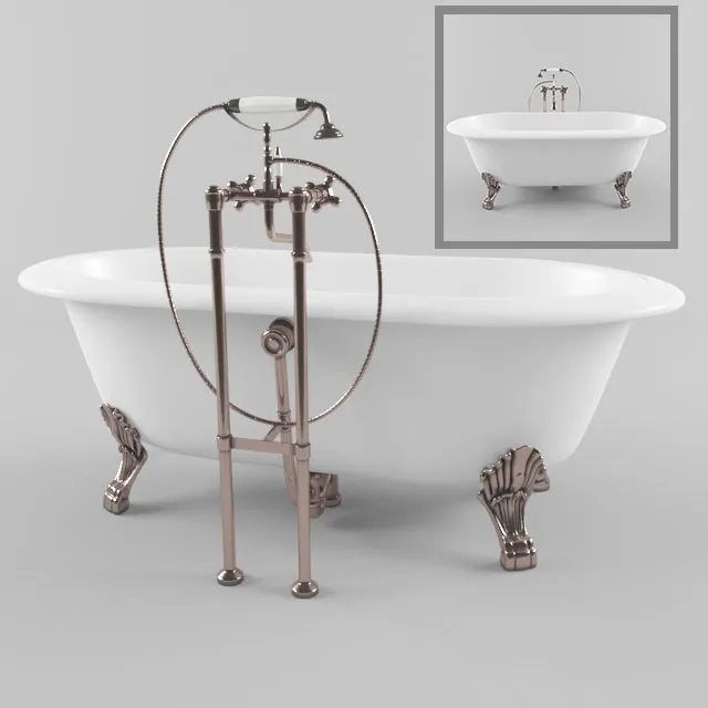 bathroom – Victoria Albert bathtub 56 3ds Max