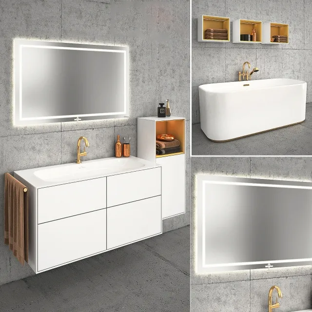bathroom – Villeroy and Boch Finion  bathroom furniture 3ds Max