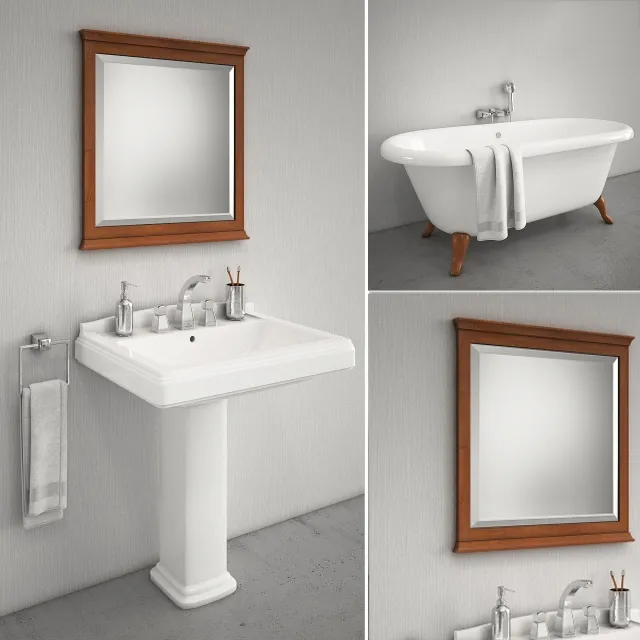 bathroom – Villeroy and Boch Hommage 2 3ds Max