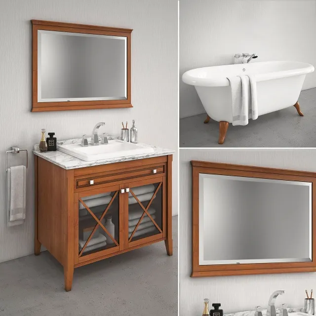bathroom – Villeroy and Boch Hommage 3ds Max