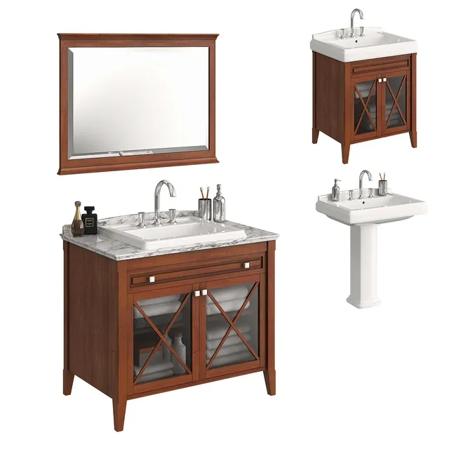 bathroom – Villeroy and Boch Hommage part 2 3ds Max