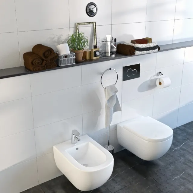bathroom – Villeroy and  Boch Subway 2.0 3ds Max