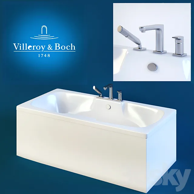 bathroom Villeroy & Boch colorado. mixer Villeroy & Boch cult 3DSMax File